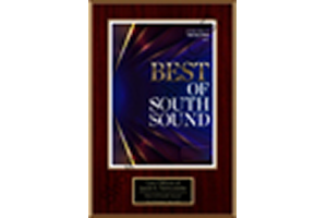 Best of South Sound award plaque for the Law Offices of Jason S. Newcombe