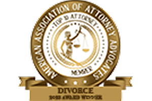 American Association of Attorney Advocates Top 10 Attorney Divorce 2022 award winner logo
